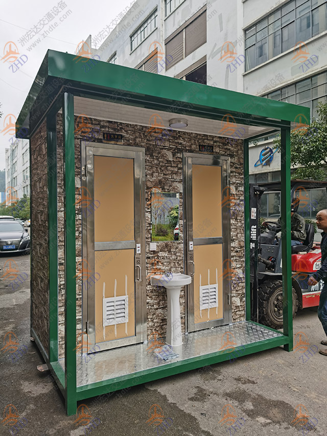 清镇恐龙小镇双排移动厕所