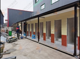 洲宏达八联排移动厕所详细图