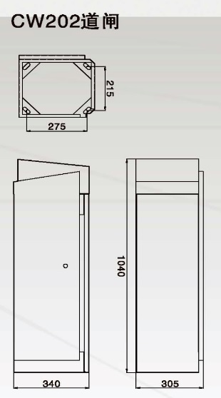 停车场智能道闸CW202