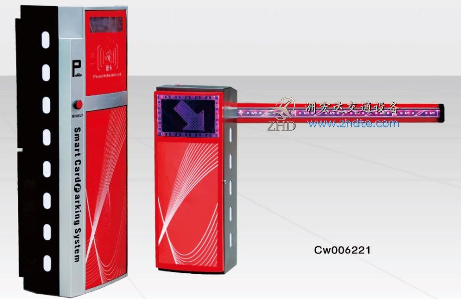 停车场票箱道闸组合CW006221